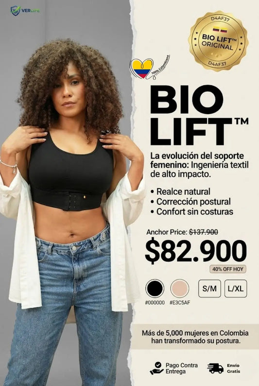 Bio Lift™: Sujetador de realce y corrector de postura